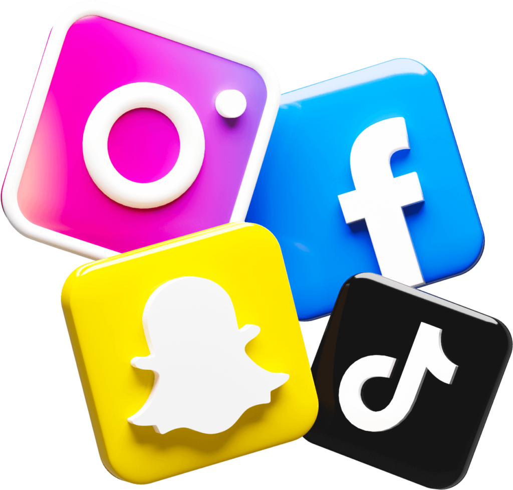 AR Social Media Icons